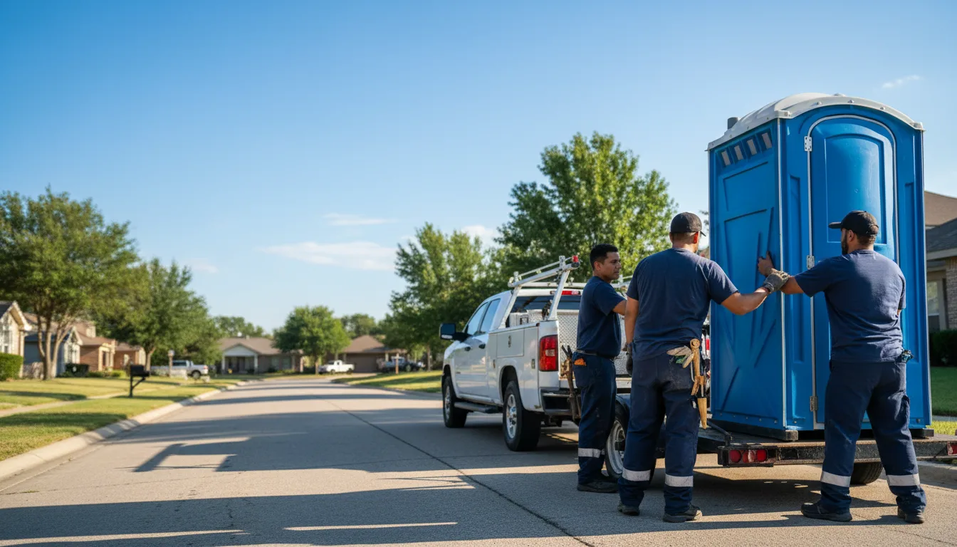 Portable Toilet Rental in Mingus, TX near me
